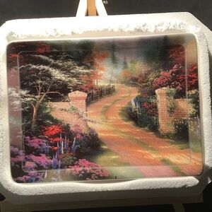 Thomas Kinkade " SPRING GATE " Collector Plate- Nature’s Retreat Series #5